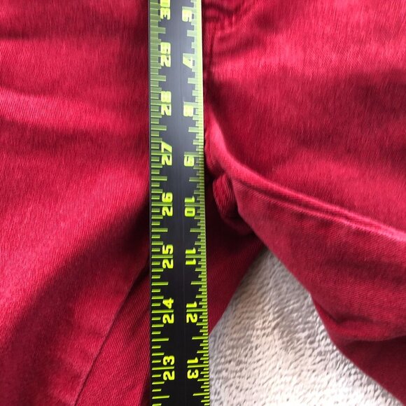 Lee Womens Jeans Size 6 Medium Classic Straight Leg Casual Mid Rise Red Denim - Picture 6 of 15